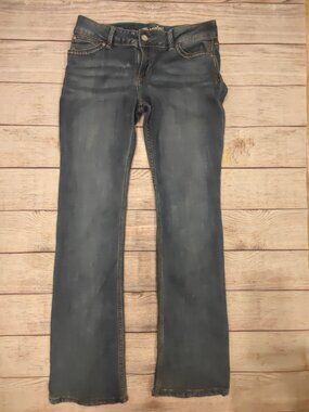 Wrangler Retro Heavy Thick Stitch Bootcut Jeans 7/8 x 34